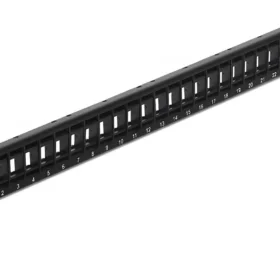פאץ' פאנל ''19 / 1U לארון תקשורת 24 פורט rotatable להרכבה DELOCK | 43340