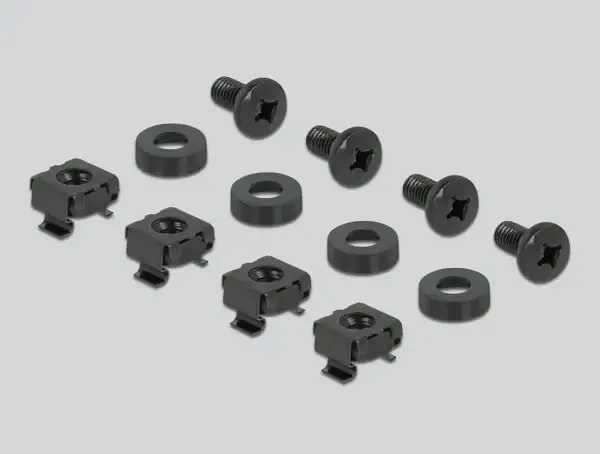 פאץ' פאנל ''1U / 19 עם מסילת DIN לארון תקשורת להרכבה DELOCK | 66883