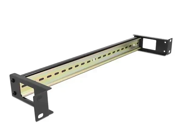 פאץ' פאנל ''1U / 19 עם מסילת DIN לארון תקשורת להרכבה DELOCK | 67031