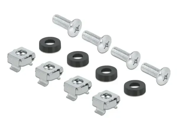 פאץ' פאנל ''1U / 19 עם מסילת DIN לארון תקשורת להרכבה DELOCK | 67031