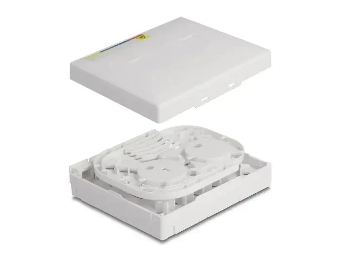 קופסא FTTH לחיבור 4 סיבים אופטיים DELOCK | 87890