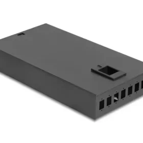קופסא FTTH לשולחן עבודה עבור 8 סיבים אופטיים SC Simplex להרכבה DELOCK | 67032