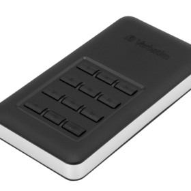 דיסק קשיח HDD חיצוני SECURE HDD W/KEYPAD USB3.1 GEN1 1TB בצבע שחור Verbatim | 53401