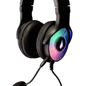 אוזניות למשחקים מסוג HARRIER 360 SURROUND סאונד בצבע שחור Verbatim | 48822