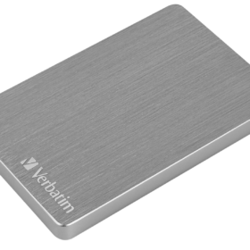 דיסק קשיח HDD חיצוני ALU SLIM HDD 2.5" 2TB USB3.2 GEN1 בצבע אפור Verbatim | 53665