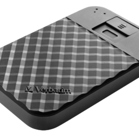 דיסק קשיח HDD חיצוני FINGERPRINT SECURE HDD 2.5" 2TB USB3.1 GEN1 בצבע שחור Verbatim | 53651