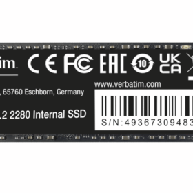 זיכרון SSD פנימי PCIe NVMe M.2 SSD 1TB בצבע שחור Verbatim | 49375 | Vi3000