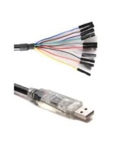 כבל USB 2.0 Hi-Speed ​​ל-UART בצבע שחור ftdichip | C232HD-EDHSP-0