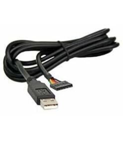 כבל USB ל-UART עם אותות UART ברמת +3.3V TTL בצבע שחור ftdichip | TTL-234X-3V3