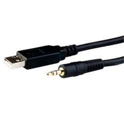 כבל USB ל-UART עם אותות UART ברמת +5V TTL בצבע שחור ftdichip | TTL-234X-5V-AJ