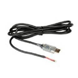 כבל USB ל-UART עם אותות UART ברמת RS232 בצבע שחור ftdichip USB-RS232-WE-1800-BT-3.3