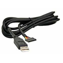 כבל USB ל-UART תומך באותות UART +5V בצבע שחור ftdichip | TTL-232R-5V