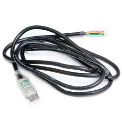 כבל USB ל-UART תומך באותות UART מבוססי +3.3V ברמת TTL בצבע שחור ftdichip | TTL-232RG-VSW3V3-WE