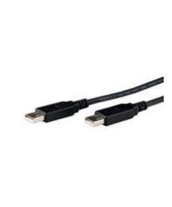 כבל USB ל-USB Null Modem בצבע שחור ftdichip | USB NMC-2.5M