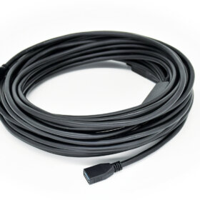 כבל מאריך USB 3.0 Active בצבע שחור באורך 10.7 מטר Kramer | CA–USB3/AAE–35