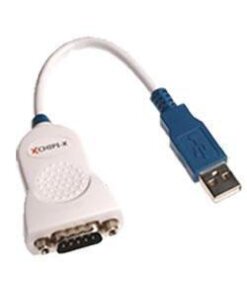 כבל ממיר USB ל-RS232, 10 ס"מ, מקסימום 250kBaud בצבע לבן ftdichip | Chipi-X10