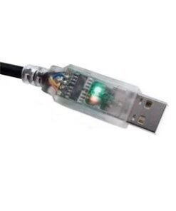 כבל ממשק טורי USB ל-RS422 בצבע שחור ftdichip | USB-RS422-WE-5000-BT