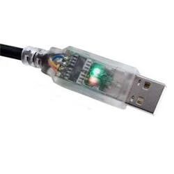 כבל ממשק טורי USB ל-RS485 בצבע שחור ftdichip | USB-RS485-WE-5000-BT