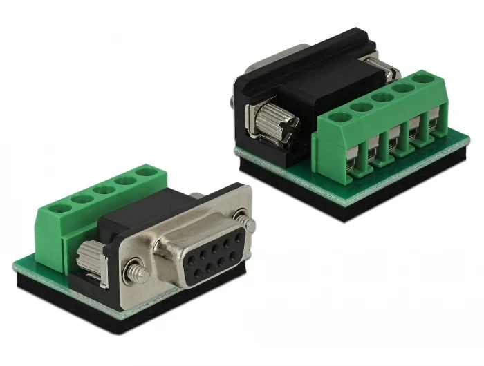 ממיר DB9 Serial RS-232 לחיבור DB9 Serial RS-422/485 ז/נ עם הגנת 15kV ESD עמיד בטמפרטורה 25°C- עד 70°C בצבע שחור DELOCK | 62920