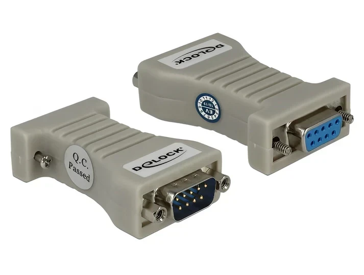 ממיר DB9 Serial RS-232 לחיבור DB9 Serial RS-422/485 ז/נ עם הגנת 15kV ESD עמיד בטמפרטורה 25°C- עד 70°C בצבע שחור DELOCK | 62920