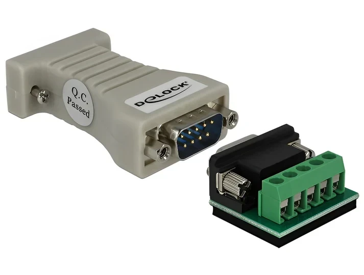 ממיר DB9 Serial RS-232 לחיבור DB9 Serial RS-422/485 ז/נ עם הגנת 15kV ESD עמיד בטמפרטורה 25°C- עד 70°C בצבע שחור DELOCK | 62920