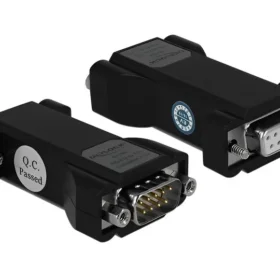 ממיר DB9 Serial RS-232 נקבה לחיבור DB9 Serial LVTTL / LVCMOS 3.3 V זכר עם הגנת ESD 3 kV בצבע שחור DELOCK | 87734