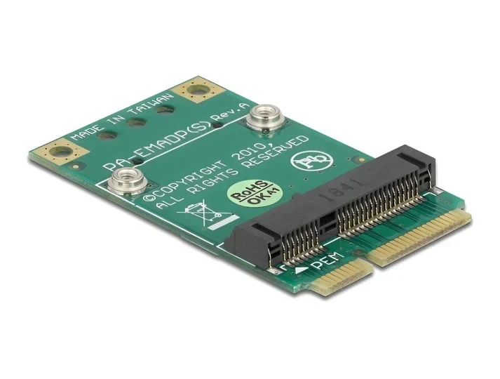 ממיר Mini PCI Express חצי גודל לגודל מלא DELOCK | 65229