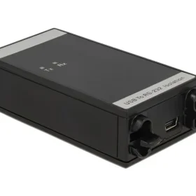 ממיר USB 2.0 לחיבור DB9 Serial RS-232 5 kV Isolation צ'יפ FTDI בצבע שחור DELOCK | 62502
