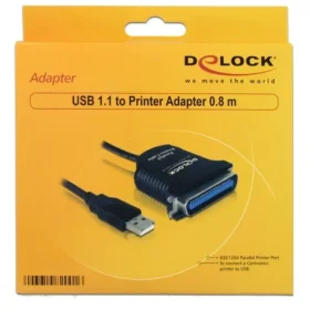 ממיר USB לחיבור C-36 LPT אורך 80 ס"מ DELOCK | 82001
