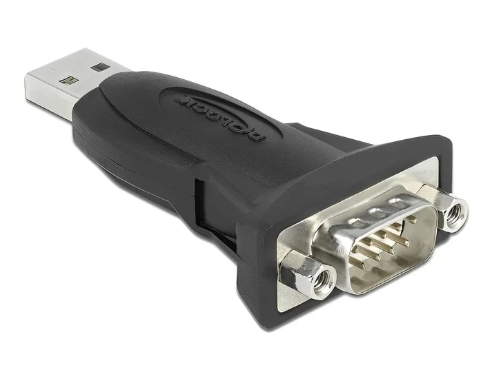 ממיר USB לחיבור DB9 Serial RS-232 צ'יפ FTDI אורך 0.8 מטר DELOCK | 61506