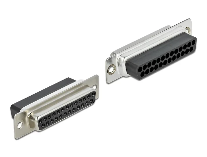 מעביר שקע D-Sub 25 Pin לשקע RJ45 בצבע אפור DELOCK | 65600