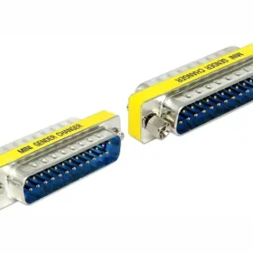 מתאם D-Sub 25 ז/ז בצבע צהוב DELOCK | 65482