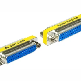 מתאם D-Sub 25 נ/נ בצבע צהוב DELOCK | 65483