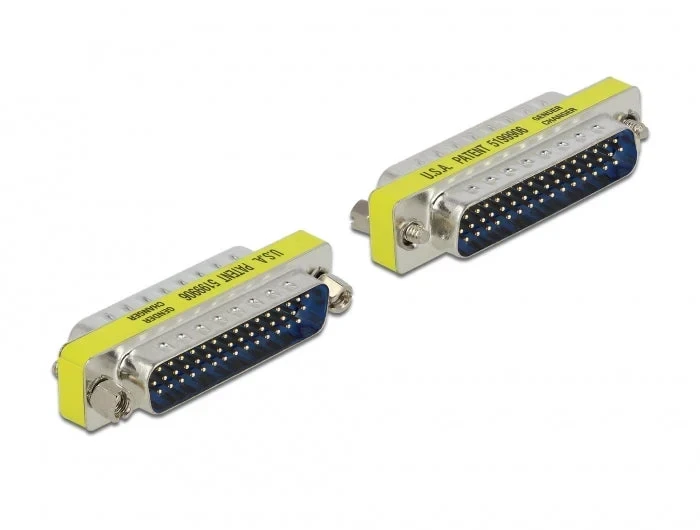 מתאם D-Sub HD 44 ז/ז בצבע צהוב DELOCK | 65203