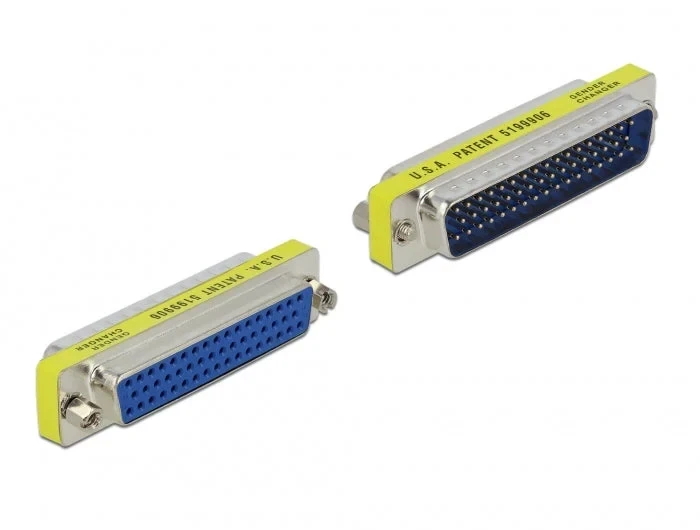 מתאם D-Sub HD 50 ז/נ בצבע צהוב DELOCK | 65040
