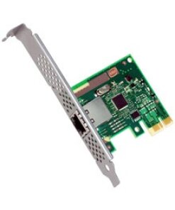 מתאם שרת Gigabit Ethernet עם יציאות יחידות של אינטל בצבע כסף Intel I210T1BLK