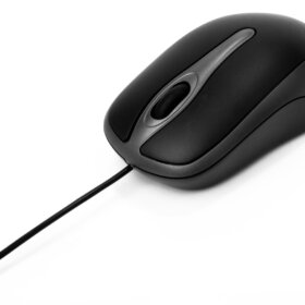 עכבר חוטי NANO חיבור USB בצבע שחור Verbatim | 49019
