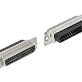 שקע D-Sub HD 44 pin בחיבור לחיצה סט 2 יח' בצבע אפור DELOCK | 66725
