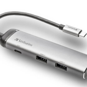 תחנת עגינה USB-C™ MULTIPORT HUB USB 3.1 GEN1 / U3.0 / HDMI בצבע אפור Verbatim | 49140