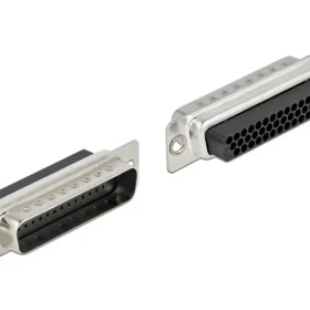 תקע D-Sub HD 44 pin בחיבור לחיצה סט 2 יח' בצבע אפור DELOCK | 66714