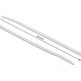 אזיקונים פלסטיק צבע שקוף סט 100 יח' DELOCK | 18605