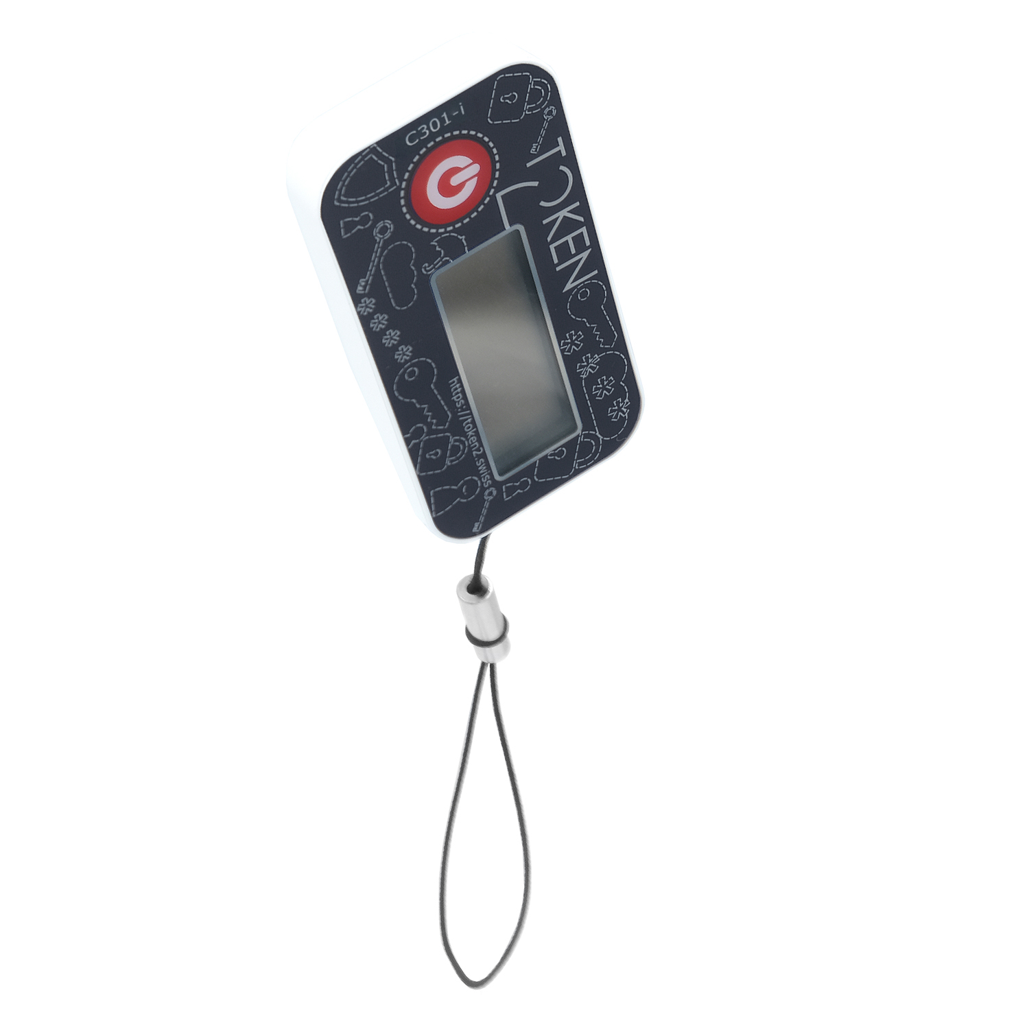 אסימון חומרה הניתן לתכנות לחצן מובנה Token | C301-i