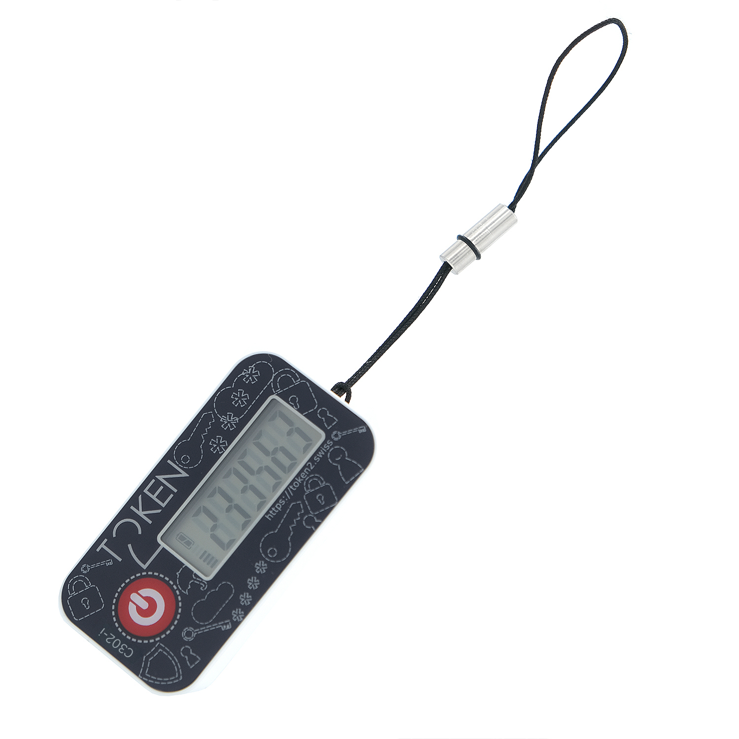אסימון חומרה הניתן לתכנות לחצן מובנה Token | C302-i