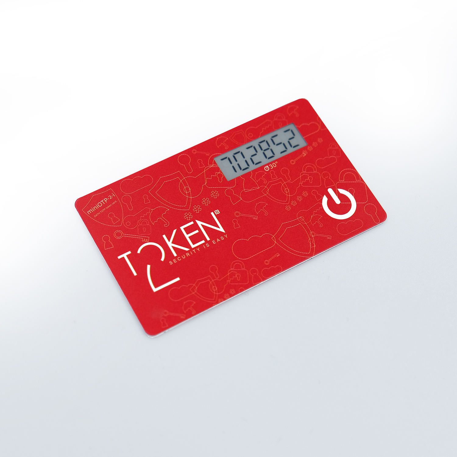 כרטיס לתכנות עם אסימון חומרה TOTP לסנכרון זמן Token | miniOTP-2-i