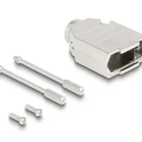 מכסה למחבר D-Sub 9 pin צבע כסף DELOCK | 67024
