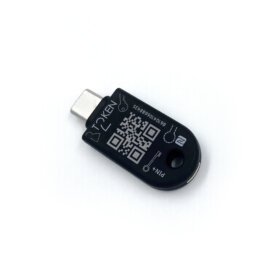 מפתח אבטחה FIDO2 U2F ו-TOTP עם תכונת מורכבות PIN שחור Token | T2F2-PIN+/TypeC
