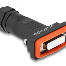 מתאם D-Sub HD 26 נקבה להלחמה אטום נגד מים IP67 צבע שחור DELOCK | 87809