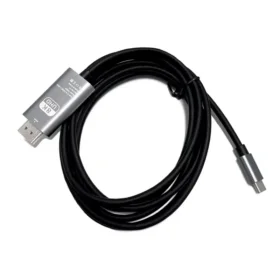 מתאם USB3.1-C to HDMI זכר לנקבה בצבע אפור-שחור GoldTouch | CH-C-HDMI-8K-1.8