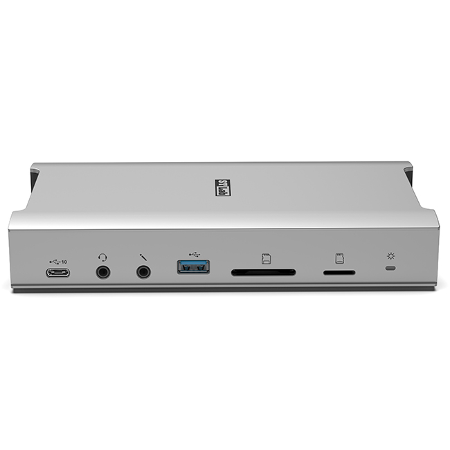 תחנת עגינה USB 10Gbps מרובה יציאות בצבע אפור ST-LAB | U-2630