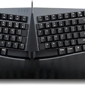 מקלדת חוטית ארגונומית בצבע שחור Perixx | PERIBOARD-335BR | Wired Ergonomic TKL Tactile Mechanical US KB